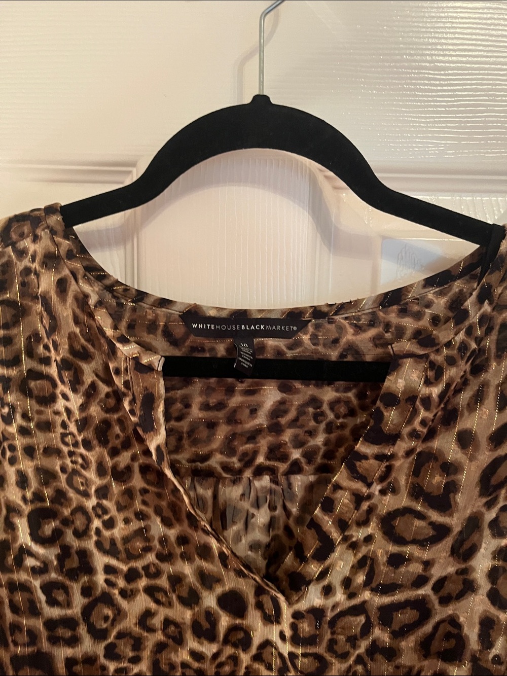 White House Black Market Leopard Dress - Picture 3 of 12